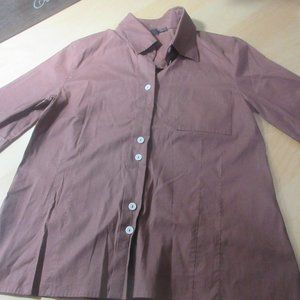 AUTH LOUIS VUITTON Women's COTTON SHIRT SIZE 36